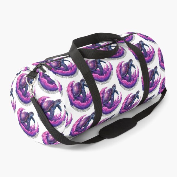 Item preview, Galaxy Sea Turtle Swimming Through Purple Nebula with Cosmic Energy designed and sold by zoughlal.
