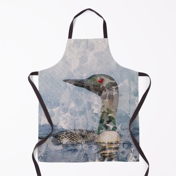 Aperçu de l'œuvre Plongeon huard, aquarelle d'oiseau créée et vendue par ArtNatureStore.