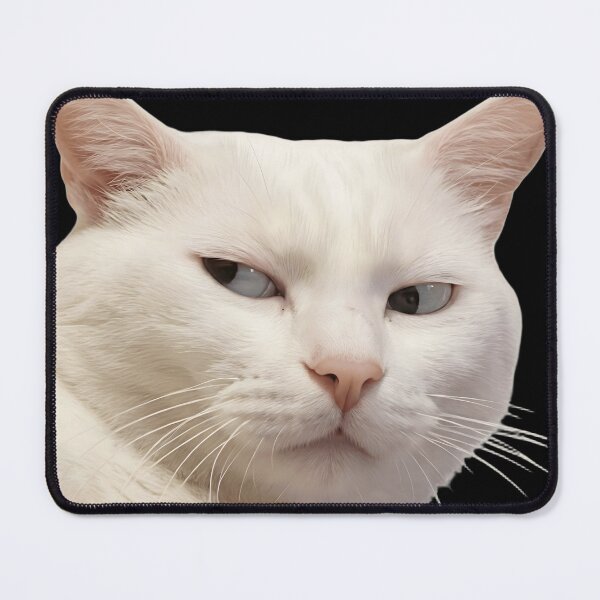 Item preview, Judgmental White Cat designed and sold by SoyGalactic.