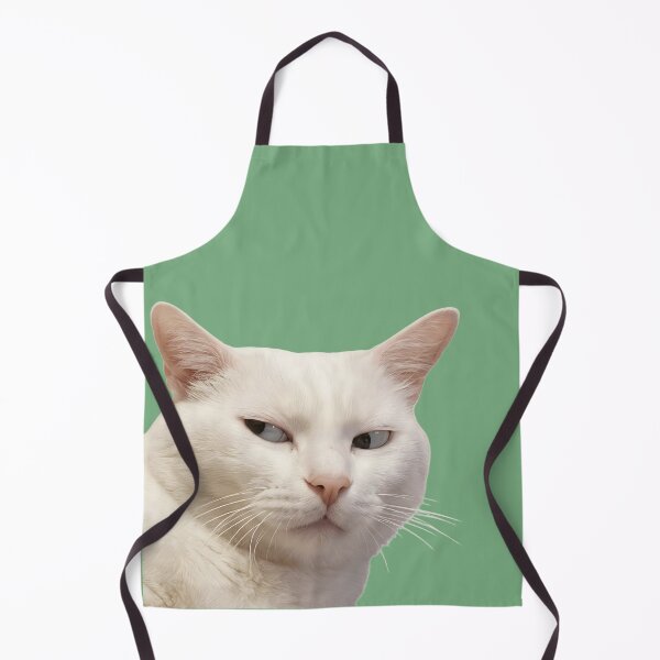Item preview, Judgmental White Cat designed and sold by SoyGalactic.