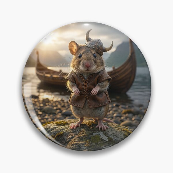 Item preview, Viking Mouse Brings Mayhem to These Shores designed and sold by Tridentulus.