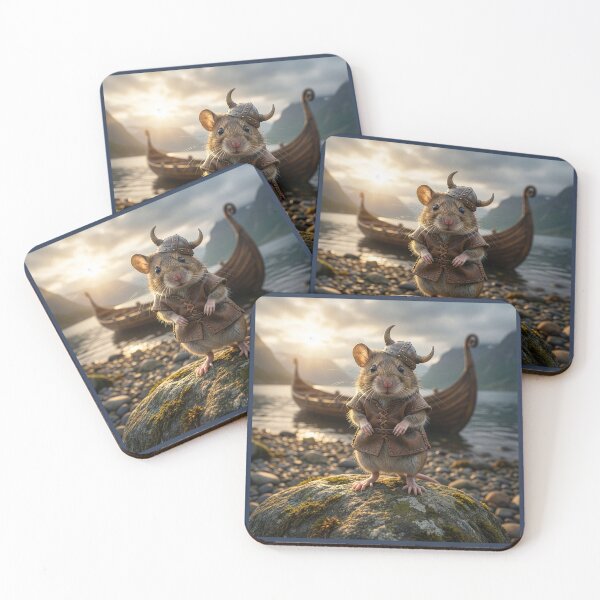 Item preview, Viking Mouse Brings Mayhem to These Shores designed and sold by Tridentulus.