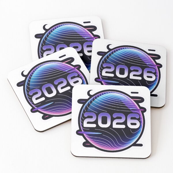 Item preview, Futuristic 2026 Holographic Orb Sticker designed and sold by ARTCREATESHOP.