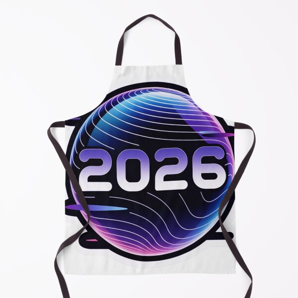 Item preview, Futuristic 2026 Holographic Orb Sticker designed and sold by ARTCREATESHOP.