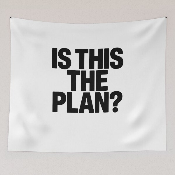 Item preview, Is This the Plan? – Minimal Dry Political Humor Phone Case designed and sold by The People’s Punchline.