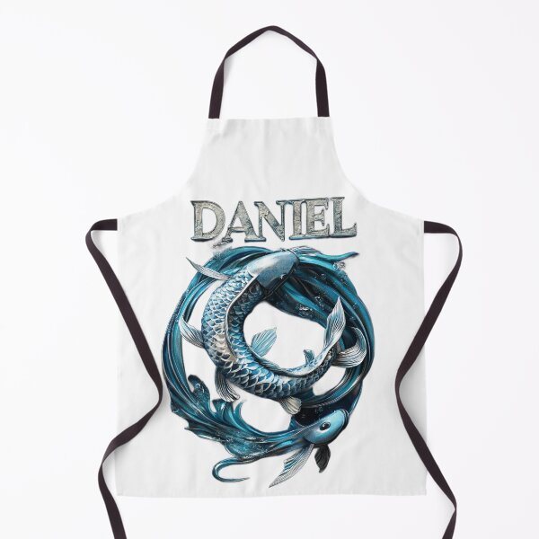 Item preview, Daniel Pisces – Zodiac Fantasy Name Art designed and sold by AlexLineArt.