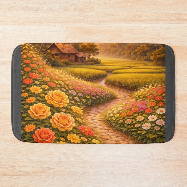 Item preview, Golden Sunset Village Garden Path designed and sold by Ceylon Luxe Collections.