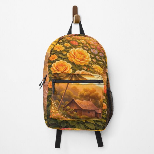Item preview, Golden Sunset Village Garden Path designed and sold by Ceylon Luxe Collections.