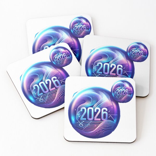 Item preview, Iridescent 2026 Cosmic Sphere Sticker designed and sold by ARTCREATESHOP.