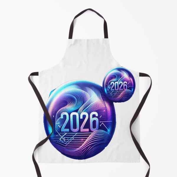 Item preview, Iridescent 2026 Cosmic Sphere Sticker designed and sold by ARTCREATESHOP.