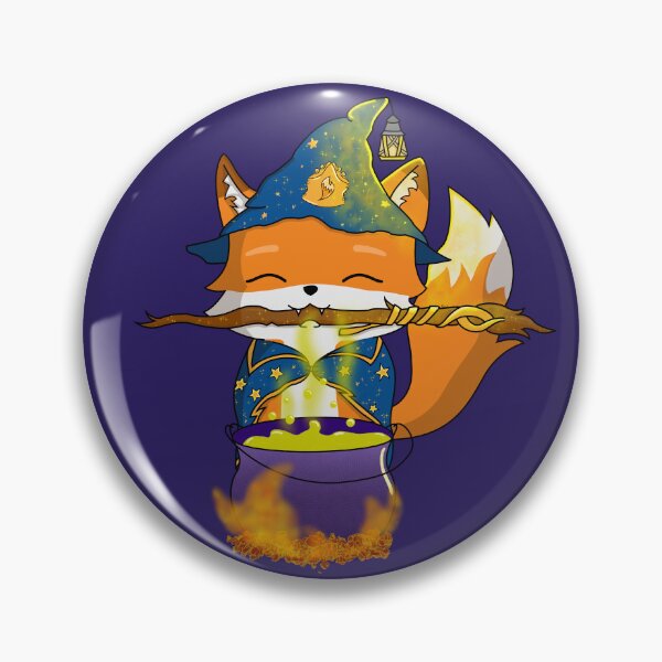 Aperçu de l'œuvre Illustration mignonne d'un renard magicien créée et vendue par CreativeFoxxx.