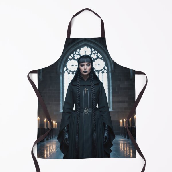 Item preview, gothic woman – cathedral shadows – dark sacred elegance designed and sold by Traumrausch.