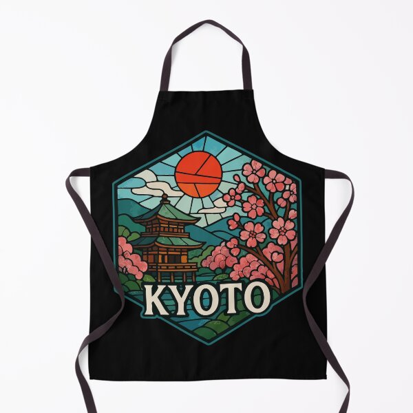 Item preview, Kyoto Temple Japan Stained Glass Travel designed and sold by TomFrontierArt.