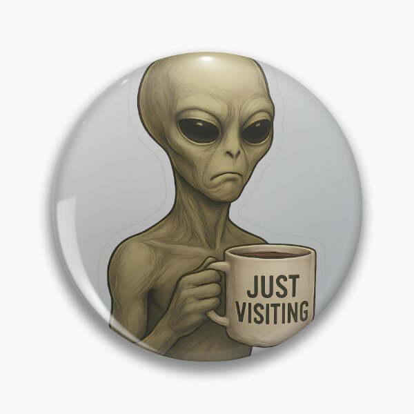 Item preview, Alien visitor designed and sold by JacQhq.