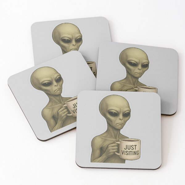 Item preview, Alien visitor designed and sold by JacQhq.