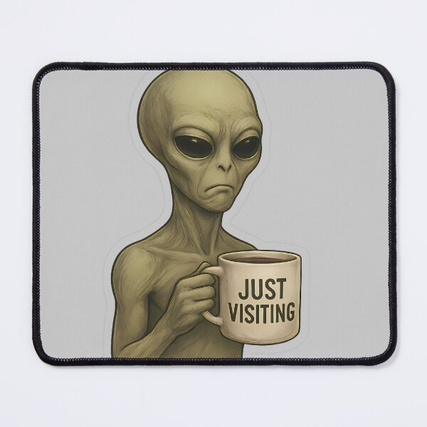 Item preview, Alien visitor designed and sold by JacQhq.