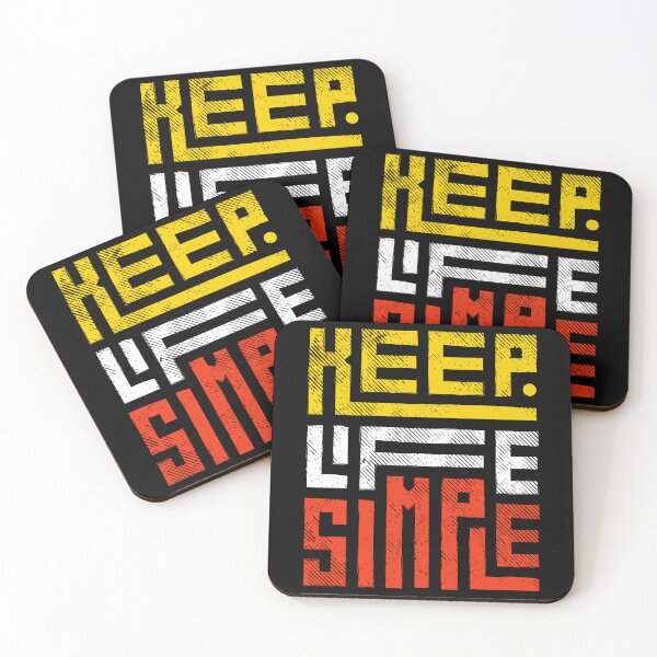 Item preview, Keep Life Simple designed and sold by basuritas.
