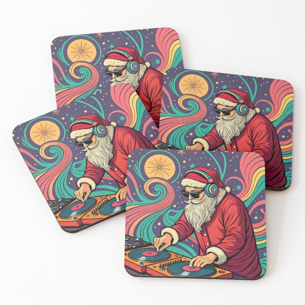 Item preview, Christmas Party with DJ Santa designed and sold by AhArtMe.