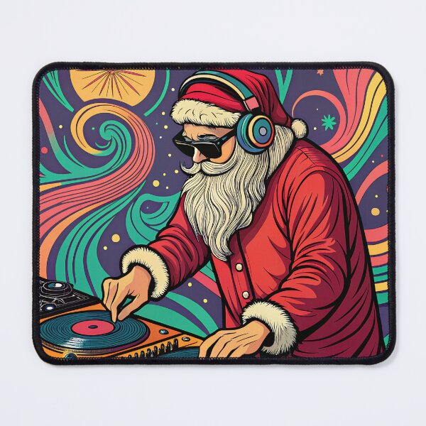 Item preview, Christmas Party with DJ Santa designed and sold by AhArtMe.