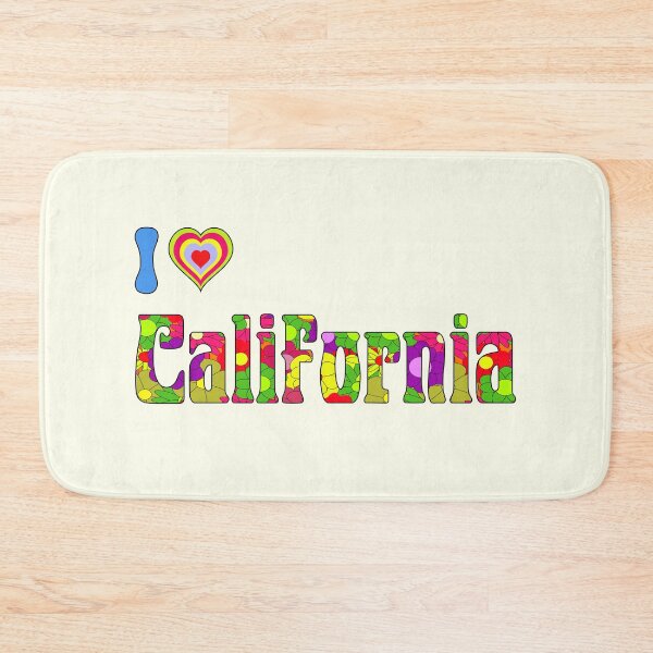 Item preview, Retro 70s California Floral Typography | Vintage Groovy I Love California Graphic designed and sold by DeeLulu.