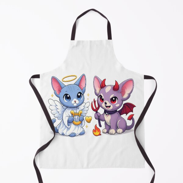 Item preview, Devil Chihuahua and Angel Sphynx designed and sold by Furvisors.