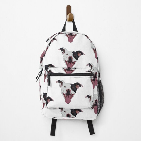 Item preview, Black and white pitbull designed and sold by LeahcarsArt.