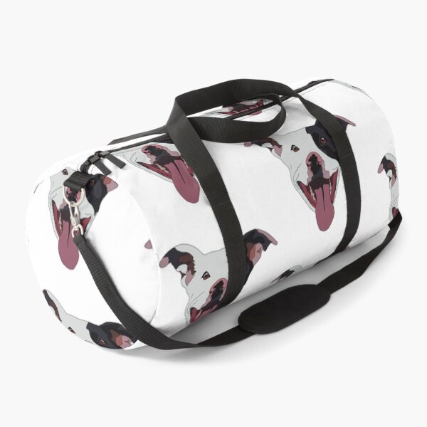 Item preview, Black and white pitbull designed and sold by LeahcarsArt.