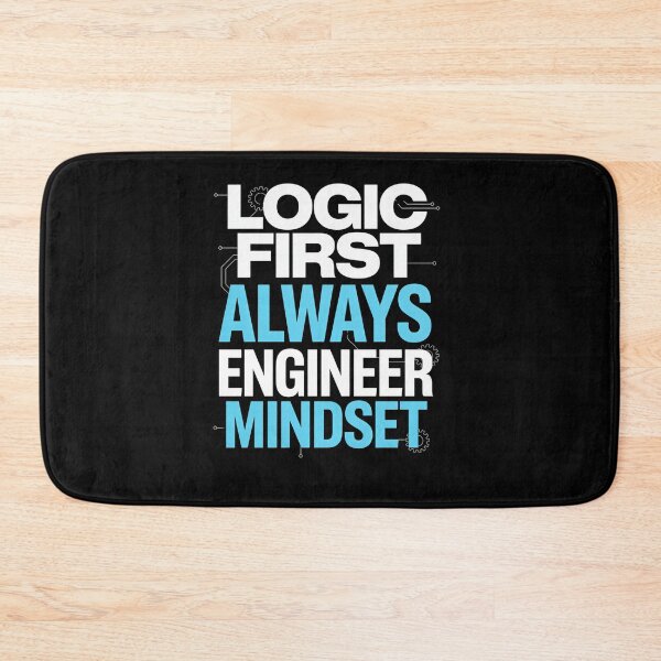 Item preview, Logic First Always – Engineer Mindset Quote Design designed and sold by oblexwear.