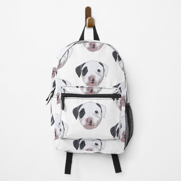 Item preview, Copy of Black and white pitbull puppy designed and sold by LeahcarsArt.