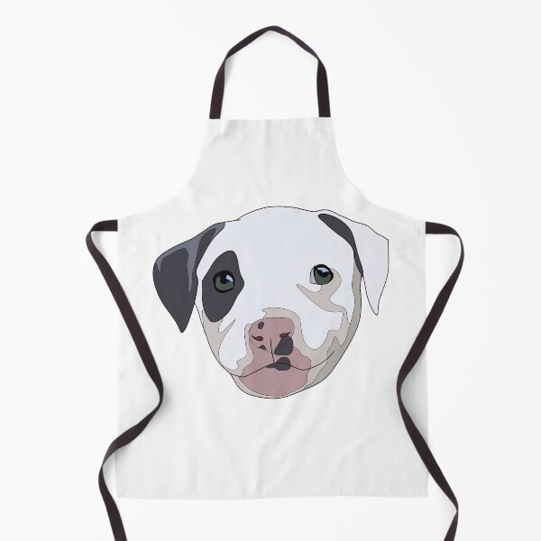Item preview, Copy of Black and white pitbull puppy designed and sold by LeahcarsArt.