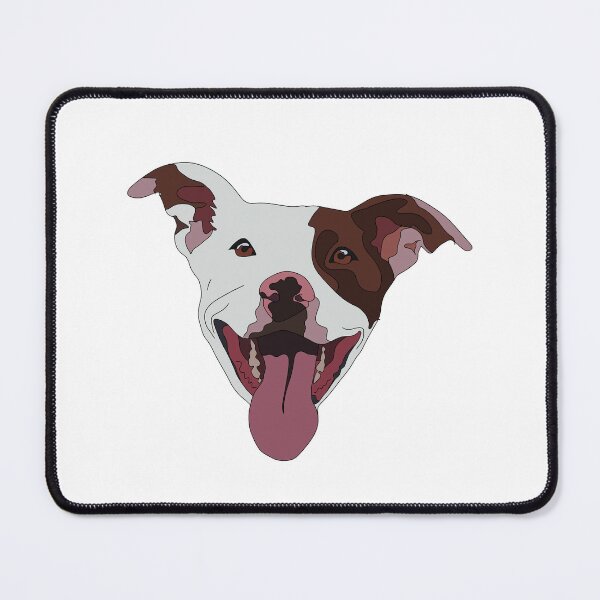 Item preview, Red and white pitbull designed and sold by LeahcarsArt.