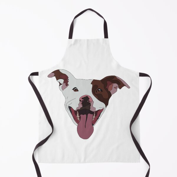 Item preview, Red and white pitbull designed and sold by LeahcarsArt.