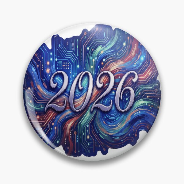 Item preview, AI Fusion 2026 Abstract Vinyl Sticker designed and sold by ARTCREATESHOP.