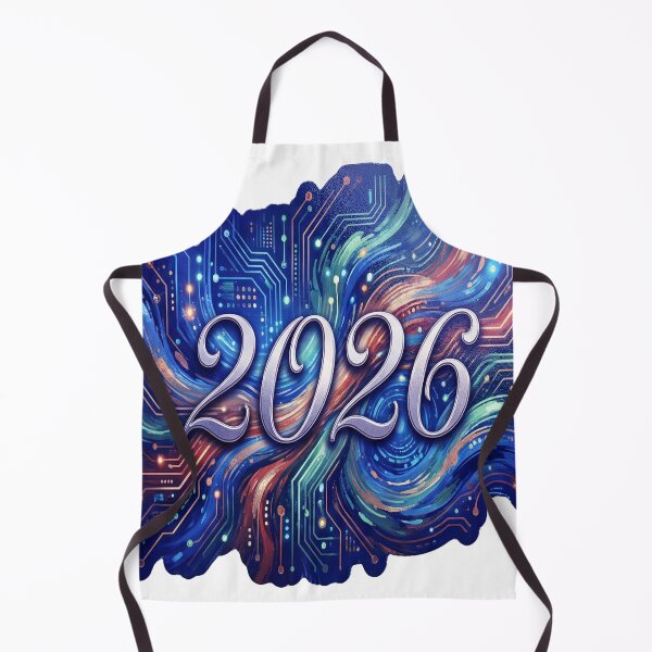 Item preview, AI Fusion 2026 Abstract Vinyl Sticker designed and sold by ARTCREATESHOP.