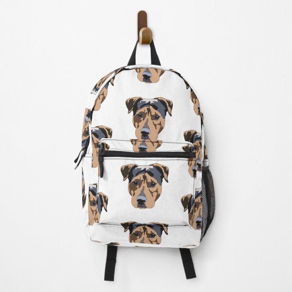Item preview, Black and red pitbull mix designed and sold by LeahcarsArt.
