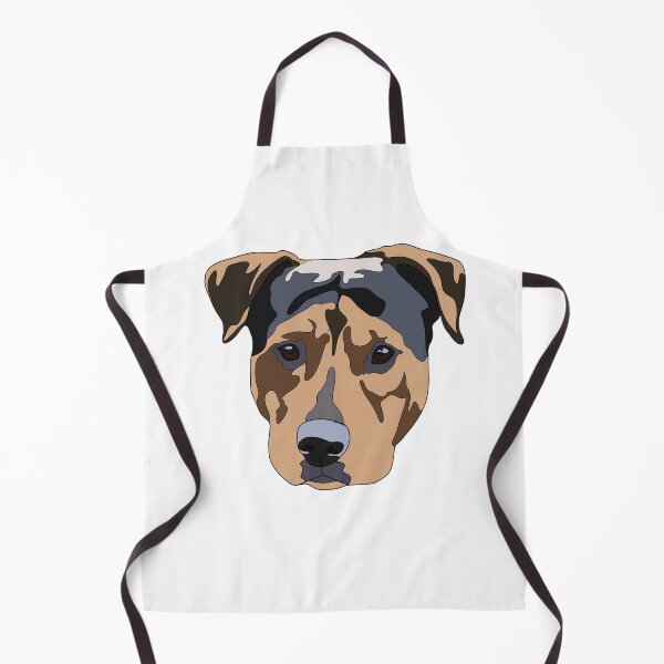 Item preview, Black and red pitbull mix designed and sold by LeahcarsArt.