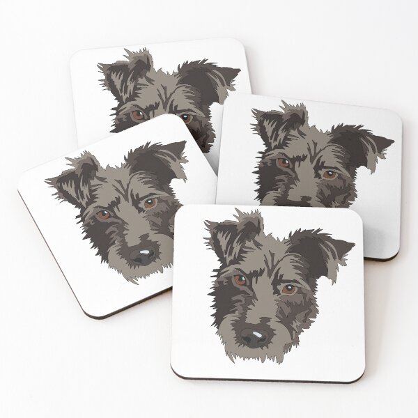 Item preview, Scruffy brown mutt designed and sold by LeahcarsArt.