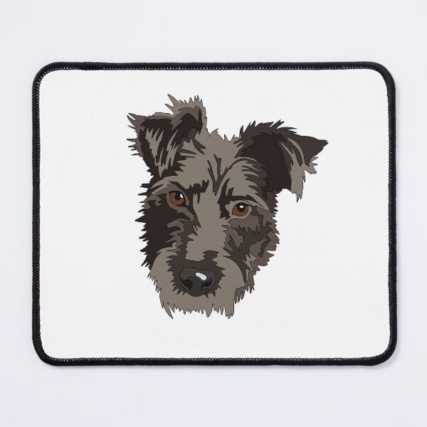 Item preview, Scruffy brown mutt designed and sold by LeahcarsArt.