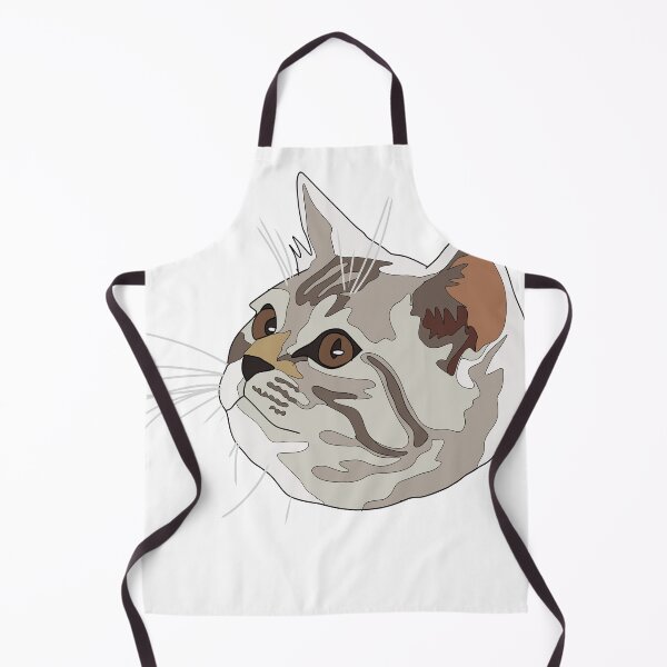 Item preview, grey tabby cat designed and sold by LeahcarsArt.