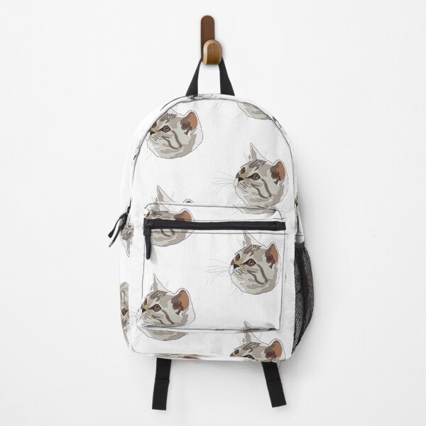Item preview, grey tabby cat designed and sold by LeahcarsArt.