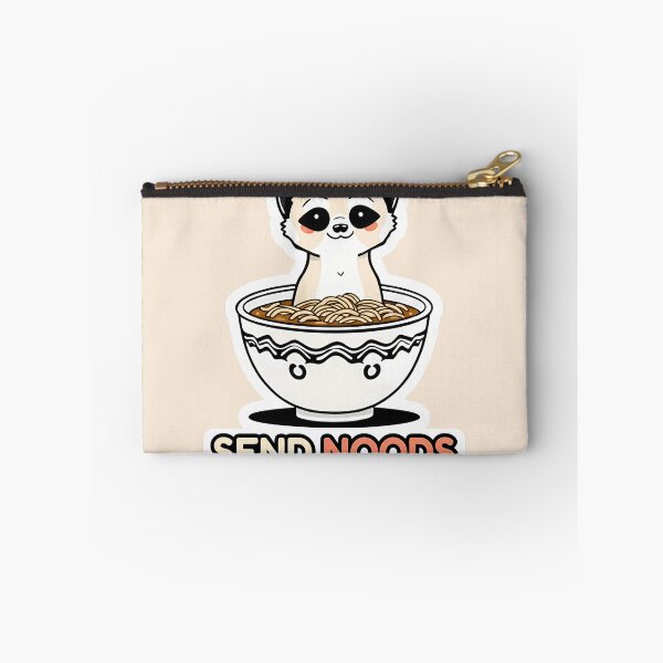 Item preview, Send Noods: Kawaii Ferret in Ramen Bowl designed and sold by Whimsy & Whisker.