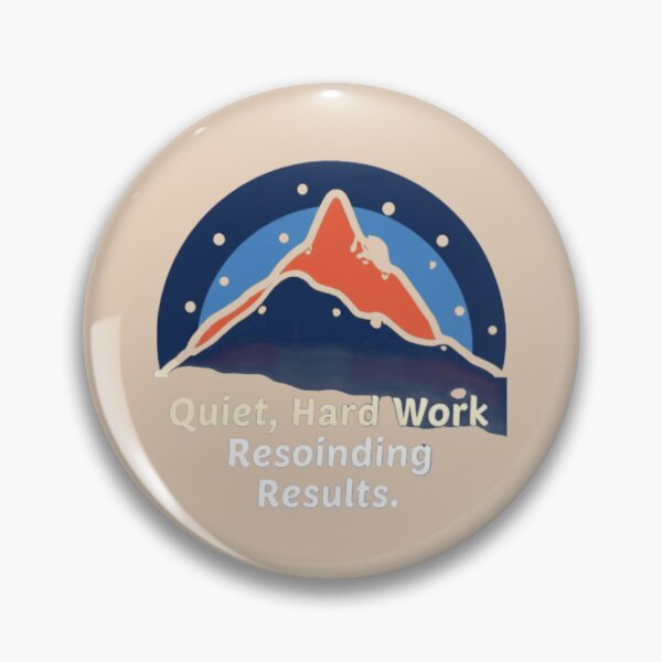 Item preview, Quiet Grind Loud Results – Motivational Mindset Quote Sticker designed and sold by MyDesigneStore.