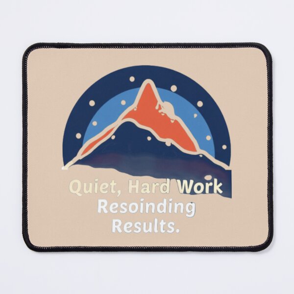 Item preview, Quiet Grind Loud Results – Motivational Mindset Quote Sticker designed and sold by MyDesigneStore.