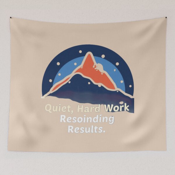Item preview, Quiet Grind Loud Results – Motivational Mindset Quote Sticker designed and sold by MyDesigneStore.