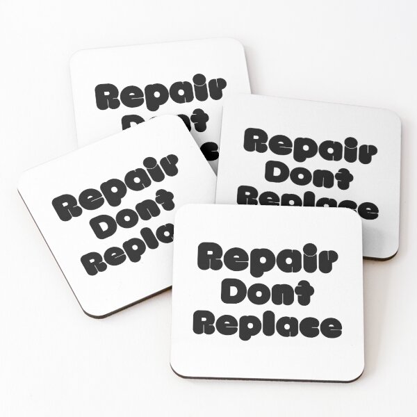 Item preview, Repair Don't Replace - Retro Sustainability & Right to Repair designed and sold by kreature56.