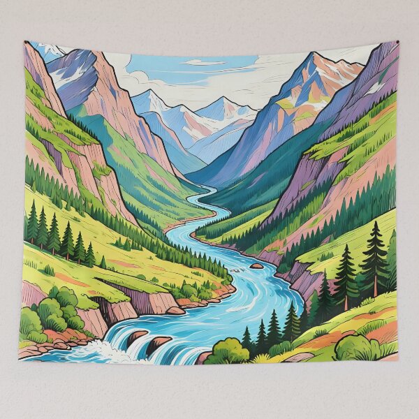 Item preview, Senic mountains, valleys and a river views. designed and sold by Nomad-Maynard.