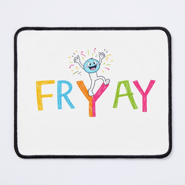 Item preview, Happy Friday - Cheerful Letter Character - Weekly Mood Series designed and sold by CzipipitoStudio.