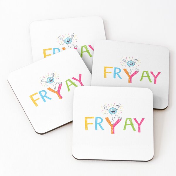 Item preview, Happy Friday - Cheerful Letter Character - Weekly Mood Series designed and sold by CzipipitoStudio.