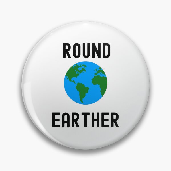 Item preview, Funny Nerdy Round Earther Science Teacher Black Text designed and sold by MathWare MathClips.