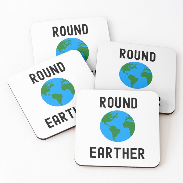 Item preview, Funny Nerdy Round Earther Science Teacher Black Text designed and sold by MathWare MathClips.